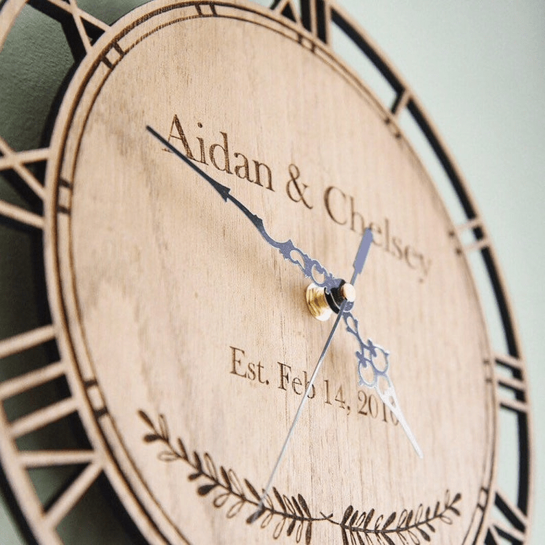 Personalised Clocks - Maison Creations