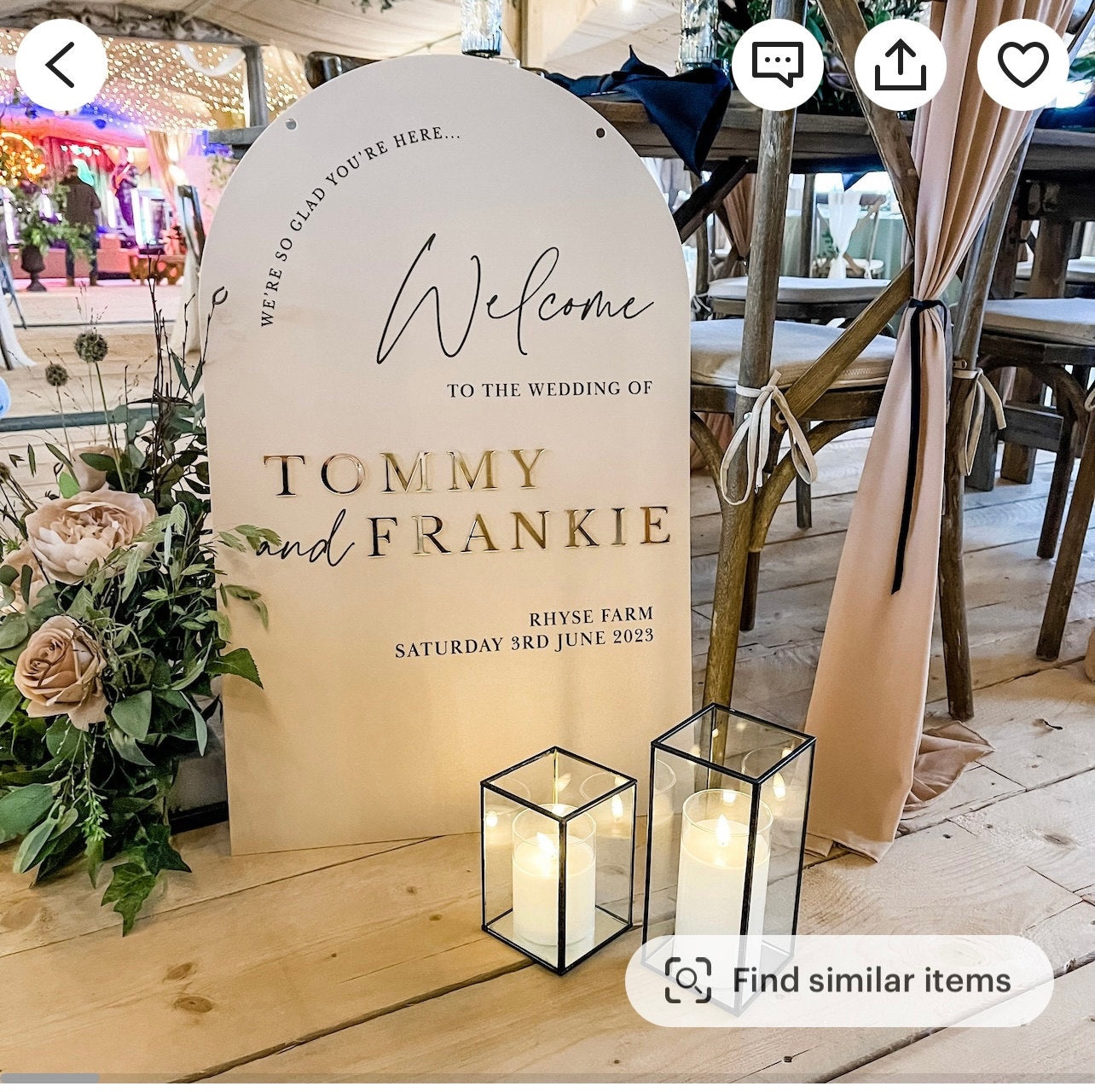 Remaining payment - Jamie Smith - 27th August 2023 Wedding