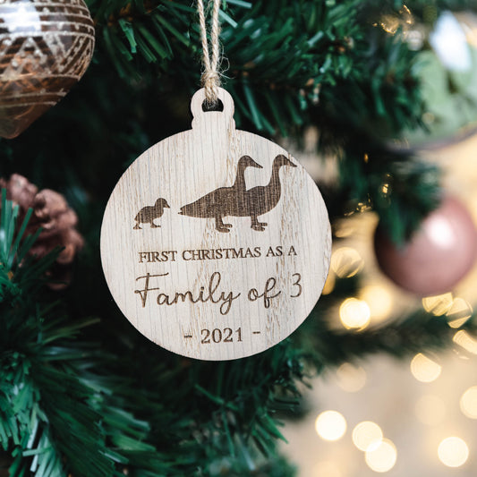 First Christmas As A Family Of Bauble