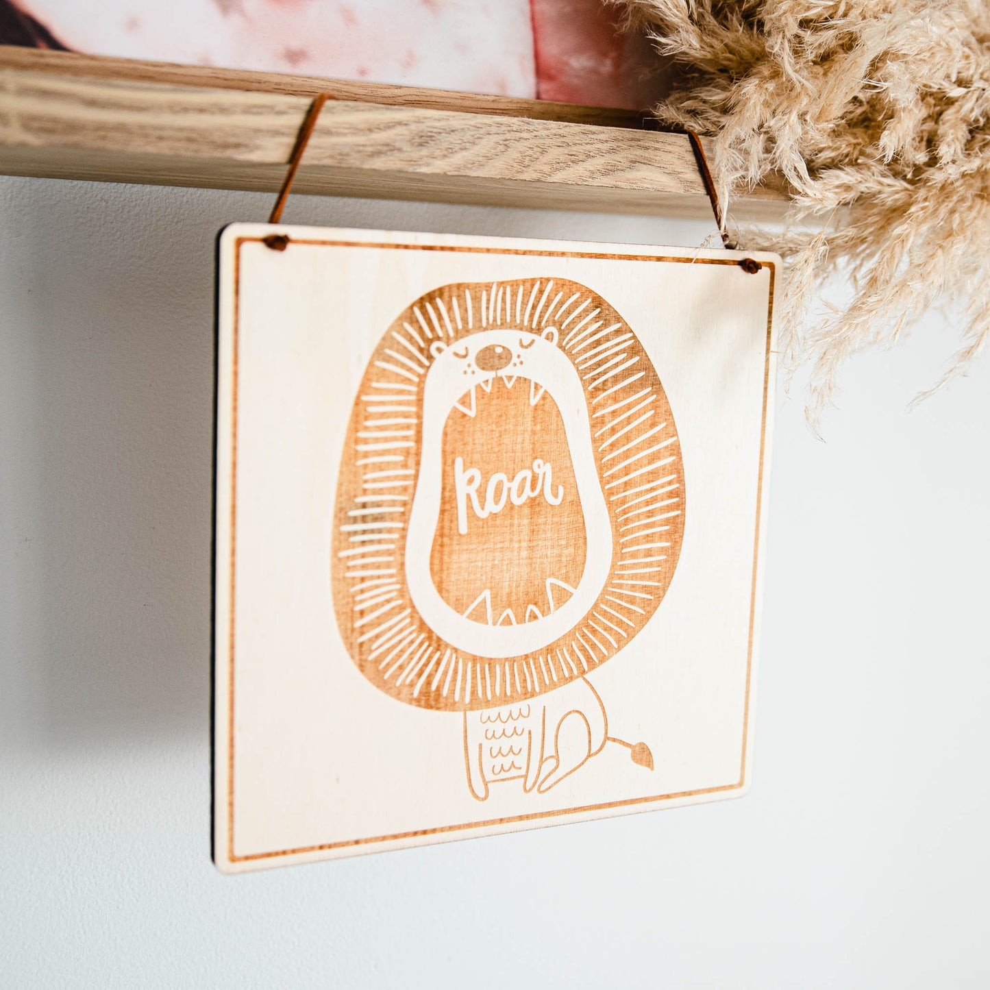 Lion Roar Hanging Sign
