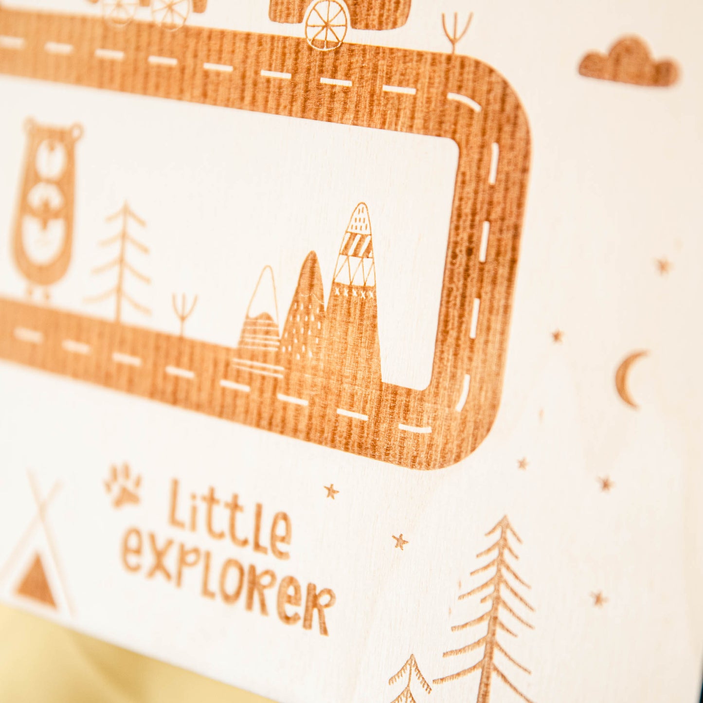 Little Explorer Boho Nursery Sign