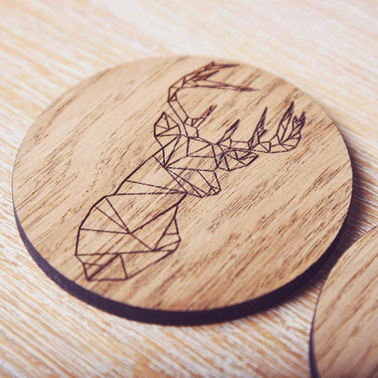 His & Hers Stag Coasters - HomeCreationss