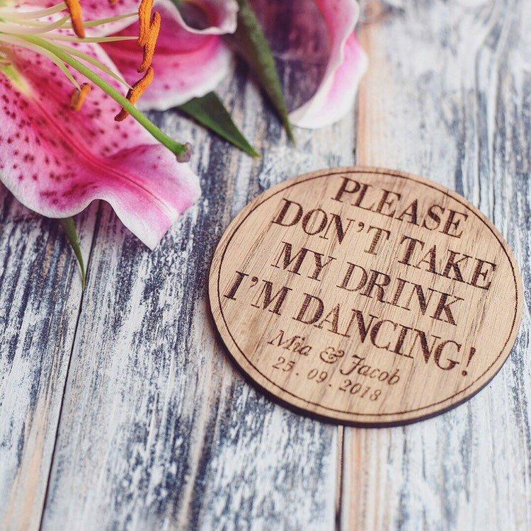 Personalised Please Don't Take My Drink Coaster - HomeCreationss