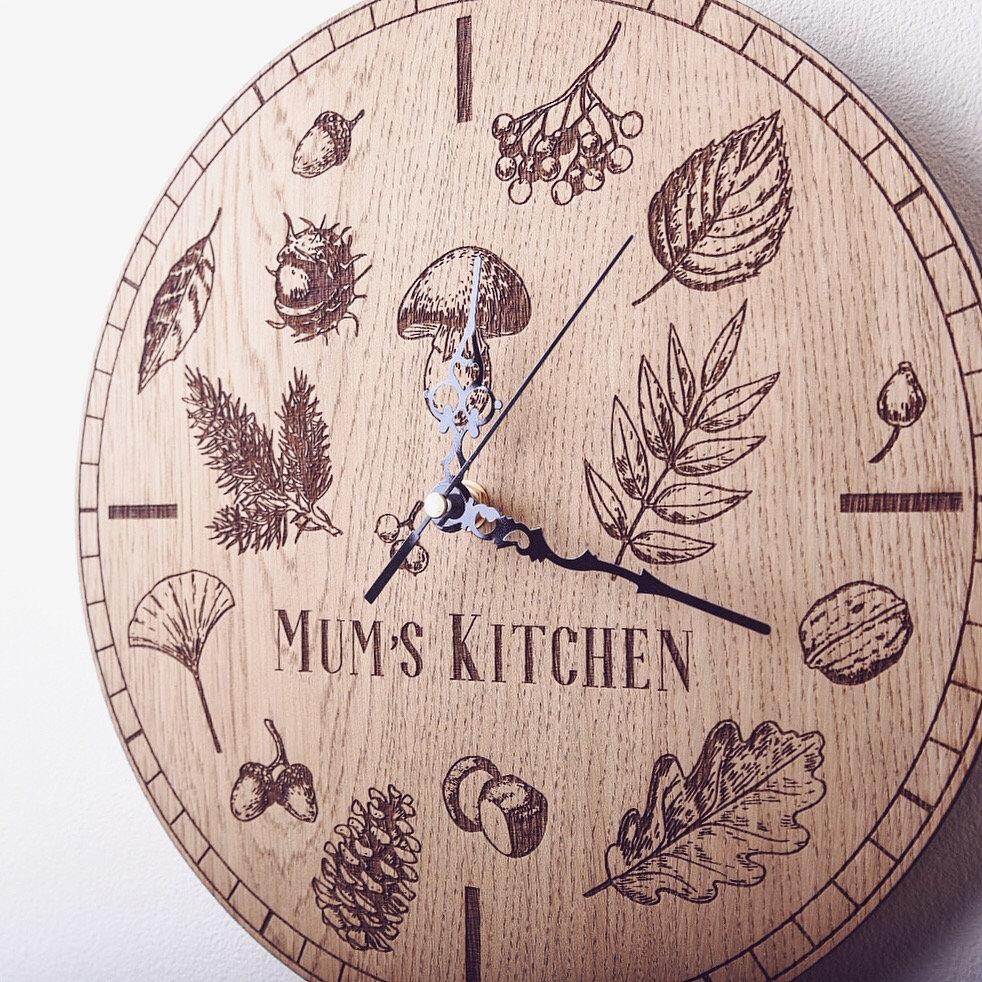 Personalised Nature Clock - HomeCreationss