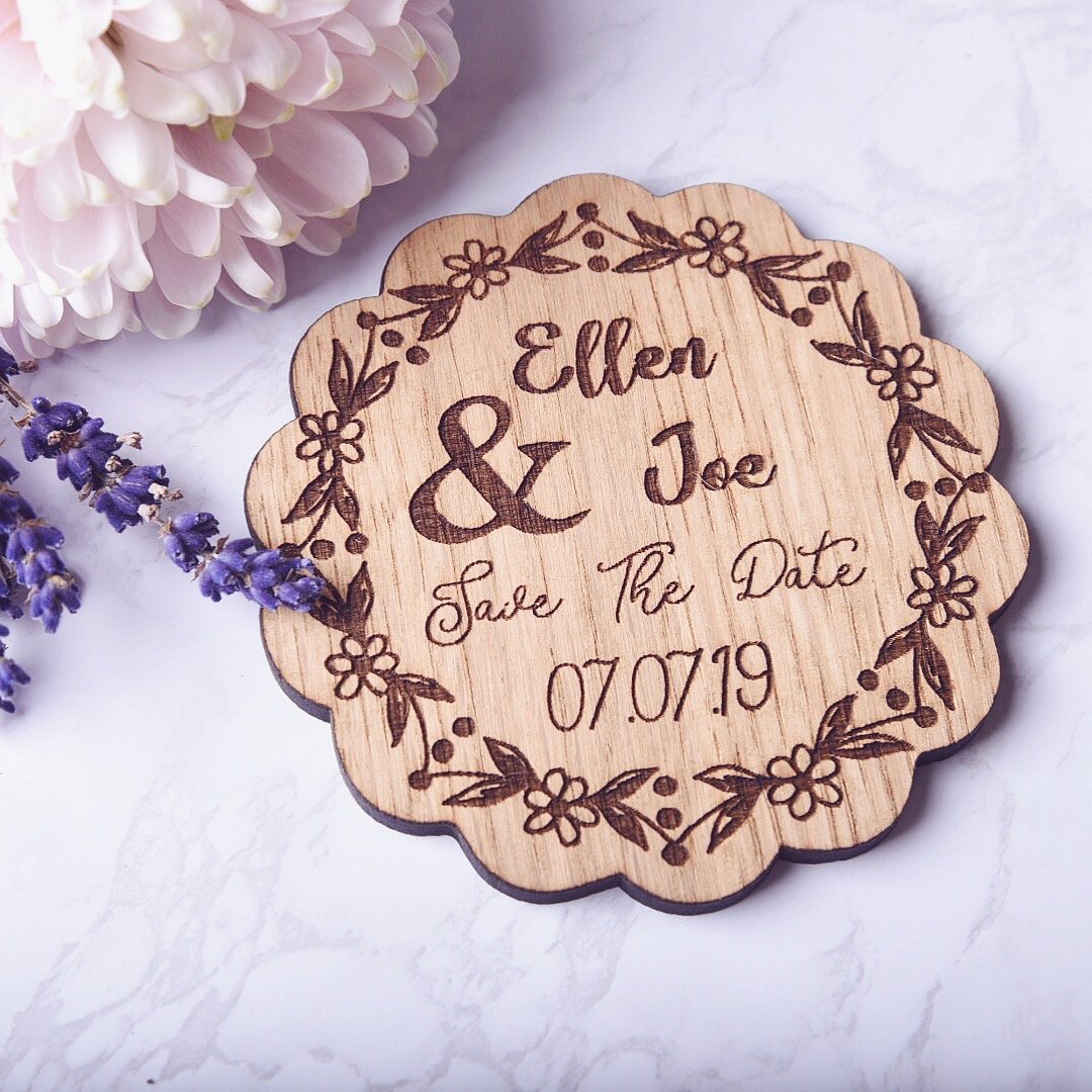Personalised Wedding Save The Date - HomeCreationss