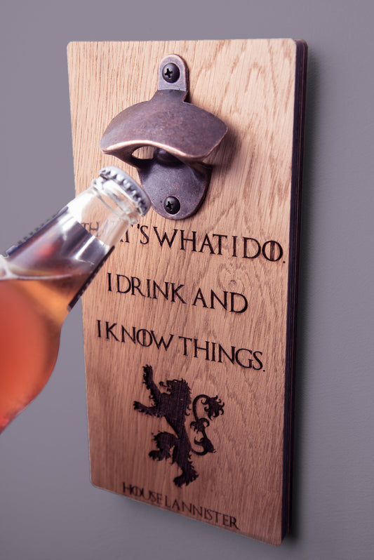 Personalised Game Of Thrones Inspired Bottle Opener | Game Of Thrones Gift Idea | Fathers Day Gift | New Home Gift | Man Cave Gift