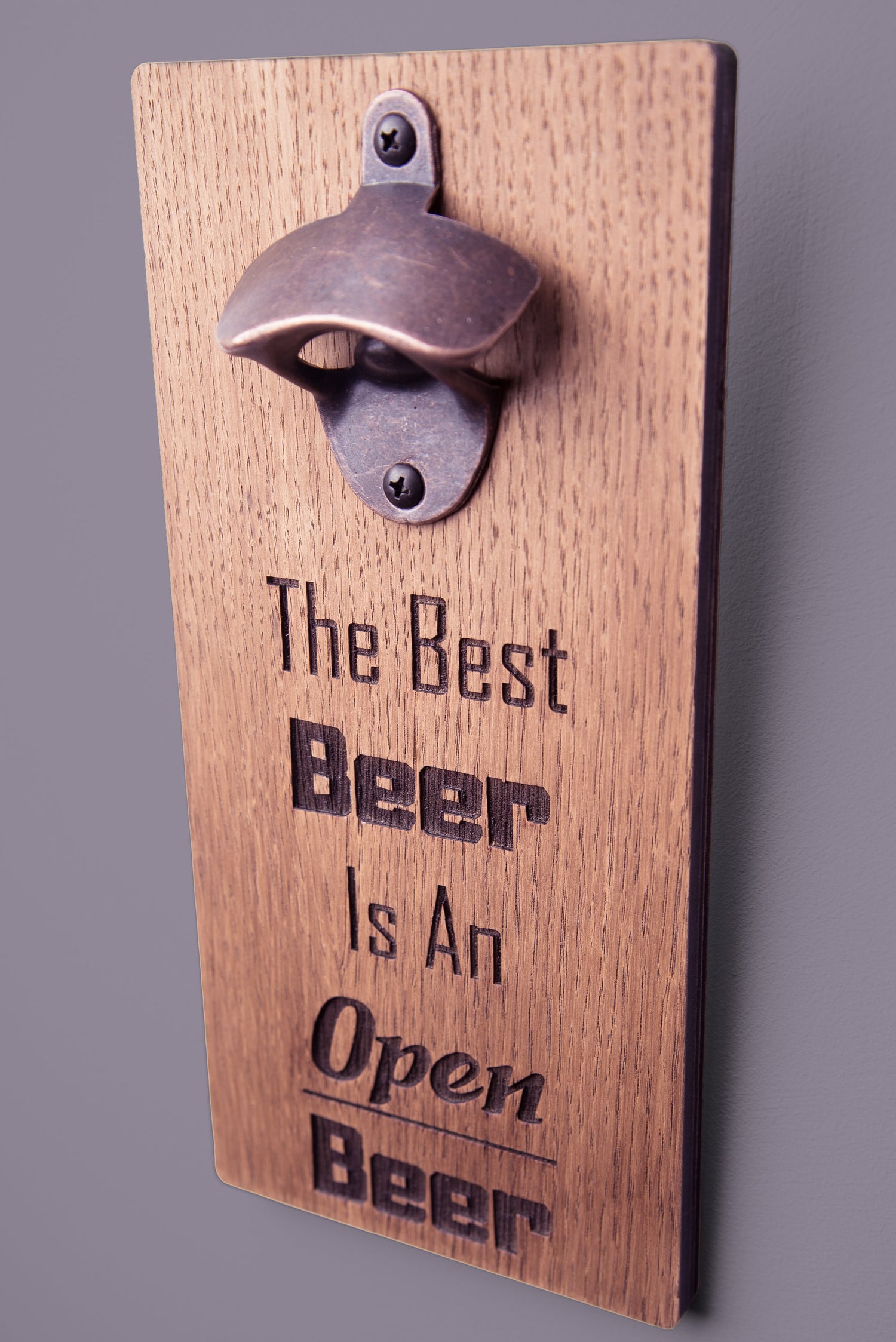 The Best Beer Is An Open Beer Bottle Opener | Gift Ideas For Him | Fathers Day Gift | New Home Gift | Man Cave Gift | Gift Ideas For Her