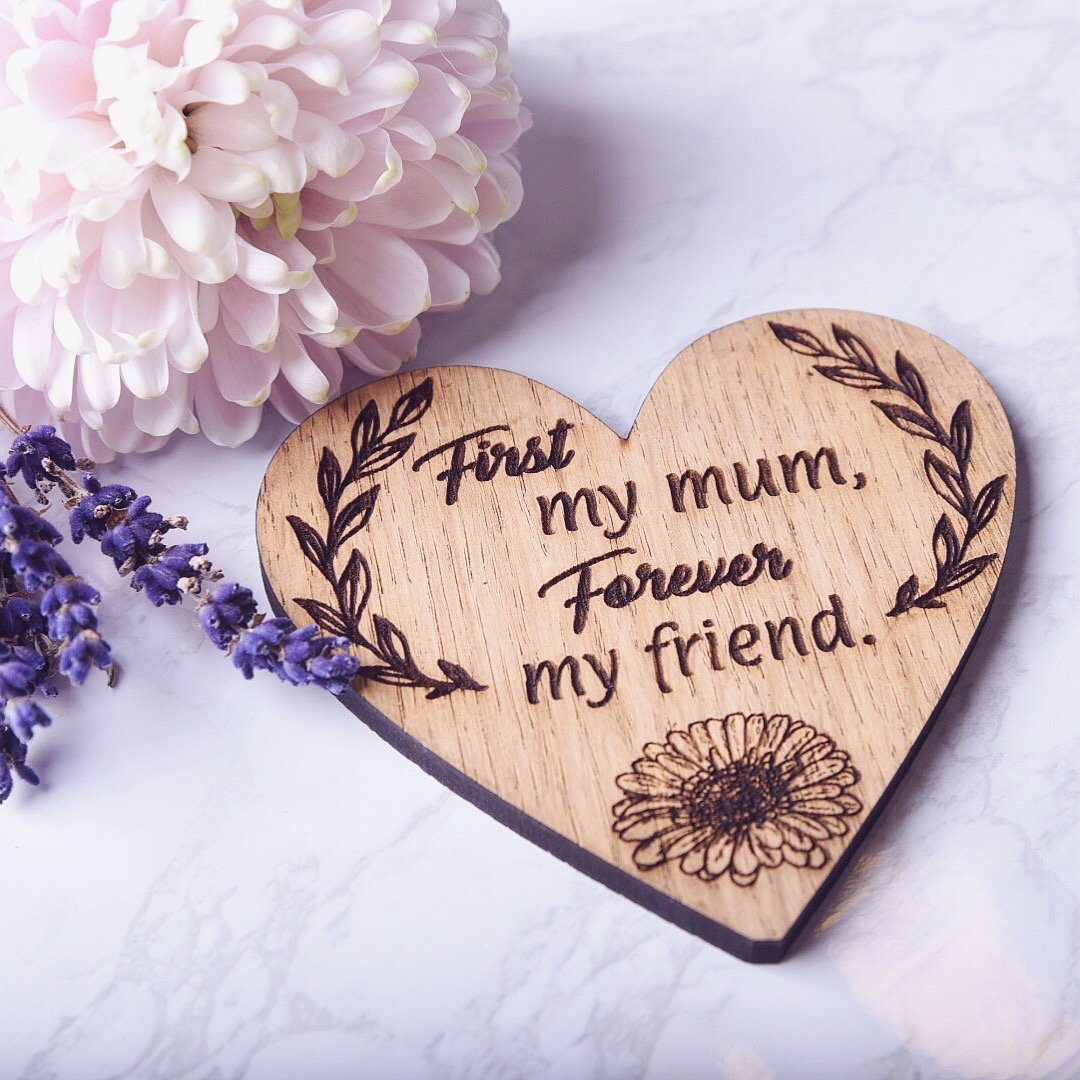 First my mum, Forever my friend Fridge Magnet - HomeCreationss