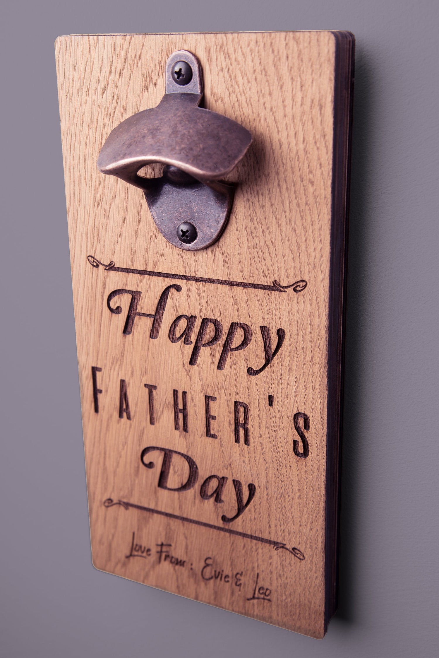 Personalised Father&#39;s Day Bottle Opener | Gifts For Dad | Gifts For Him | Dads Man Cave Gifts | Fathers Day Gift Ideas | Beer Bottle Opener