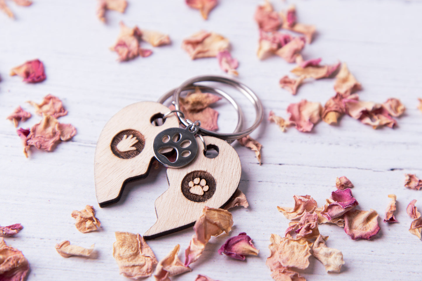 Dog & Owner Friendship Tag and Keyring | Dog Lover Gift | Animal Friendship Keyring | Dog Collar Embellishment | Dog Owner Gift Ideas