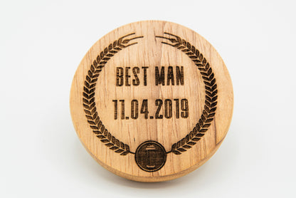 Personalised Best Man Magnetic Bottle Opener (Luxurious Wedding Favour For Guests From The Bride And Groom, Wedding Gift)