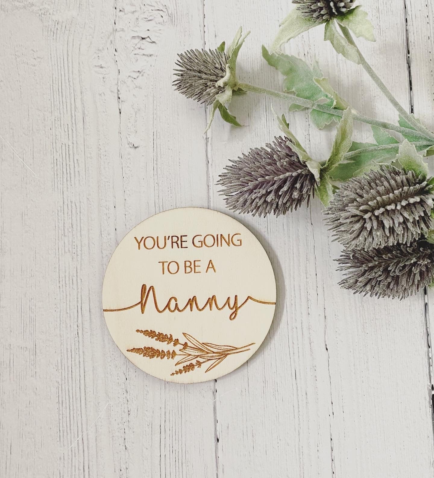 Pregnancy Announcement Plaques | You’re Going To Be A Daddy | Sister| Grandparents | Baby Announcement Photo Props | Boho Photo Props | Wood