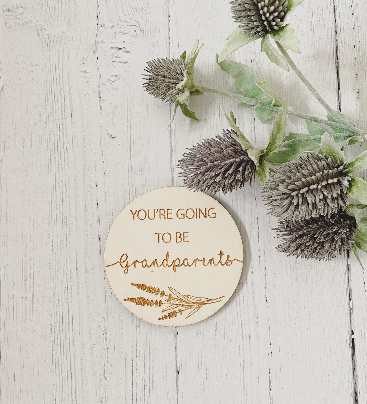 Pregnancy Announcement Plaques | You’re Going To Be A Daddy | Sister| Grandparents | Baby Announcement Photo Props | Boho Photo Props | Wood