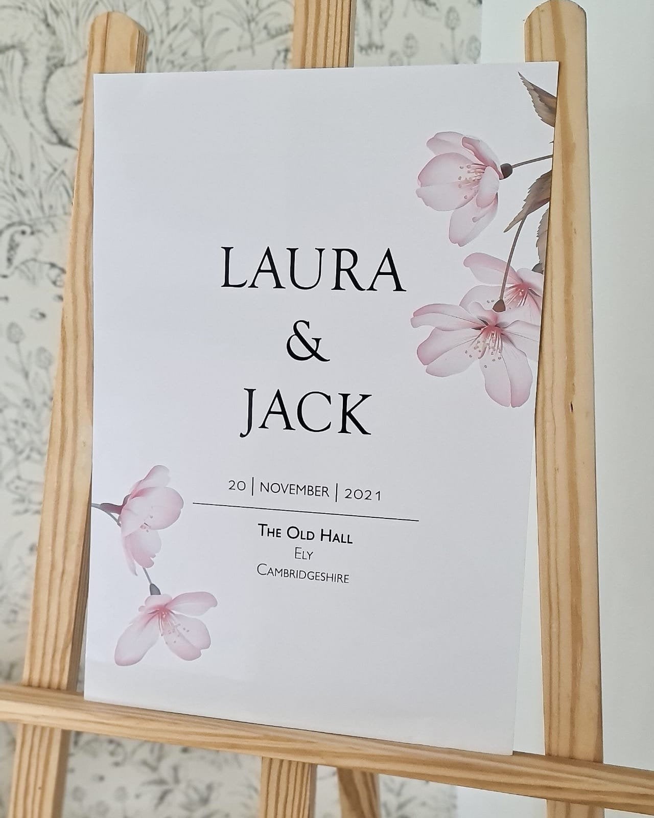 Floral Wedding Welcome Sign | Engagement Party Welcome | Baby Shower Entrance | Event Styling | Printed Welcome | Eucalyptus