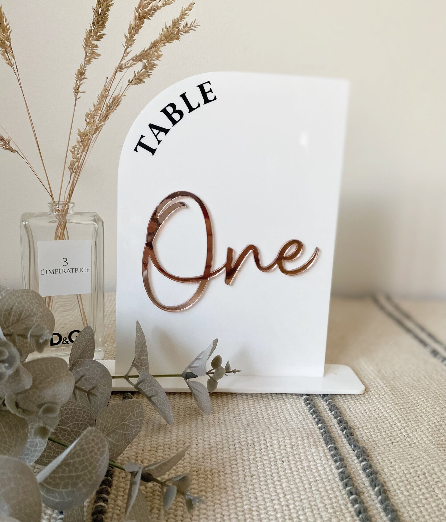 Acrylic Table Numbers | Centrepiece | Modern Wedding Decor | Event Styling | White and Gold | Baby Shower | Engagement Party | Birthday |