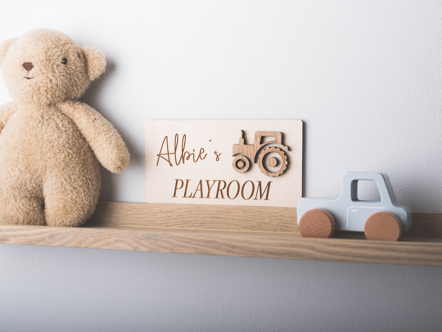 Personalised Children's Playroom Door Sign | Childs Bedroom | Custom Wooden Sign | Decorative Accessories Kids Room | 1st Birthday Gift Idea